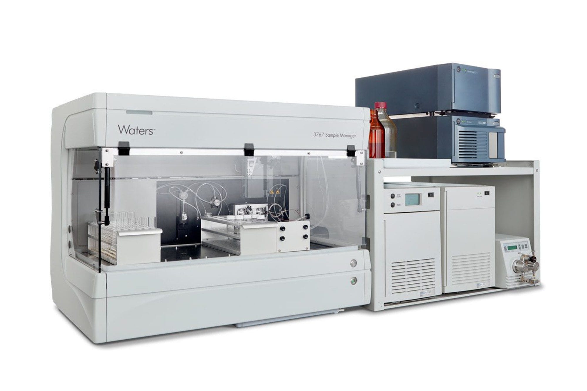 LC Prep Autopurification System with System Fluidics Organizer (SFO) and ACQUITY QDa Mass Detector.
