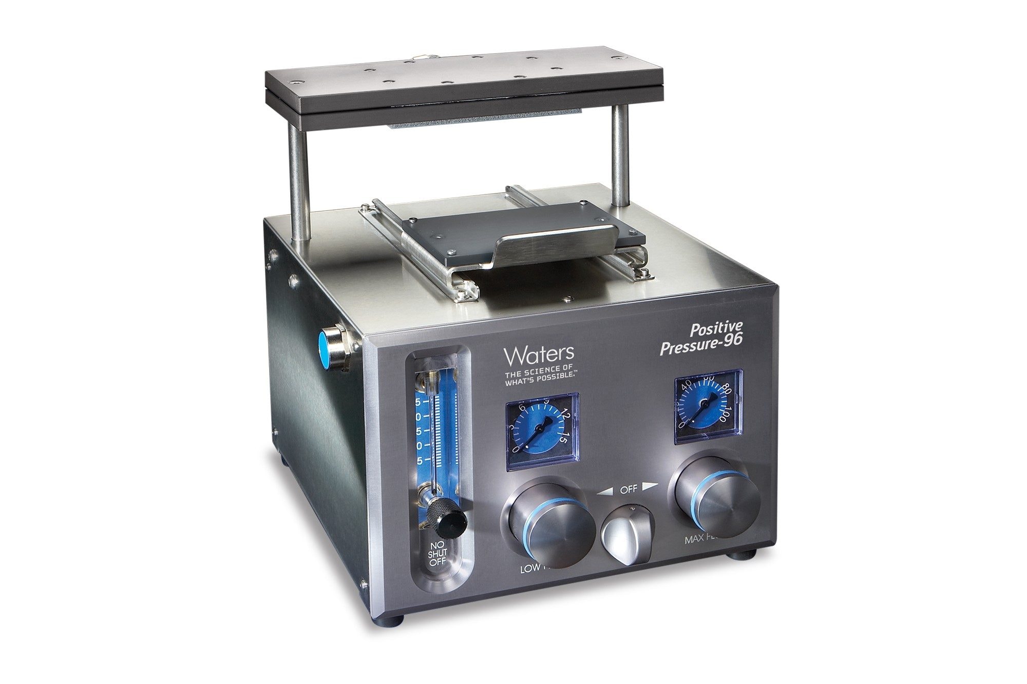 Waters Positive Pressure-96 Processor offers state-of-the-art operation 96-well plates and 1 cc flangeless cartridge formats.  