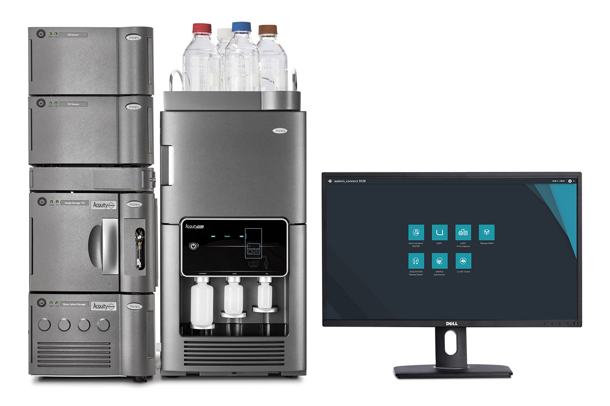 BioAccord LC-MS System with ACQUITY Premier BSM SM CH-A TUV FLR bottles monitor
