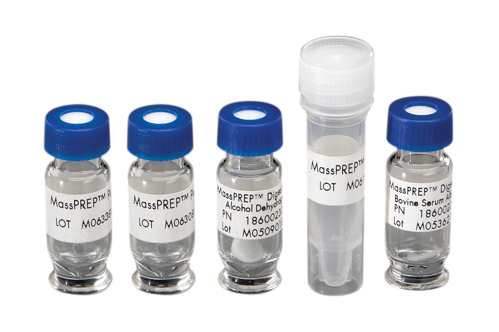 Waters Peptide Standards and Kits ensure productivity through reduction of instrument downtime. These products also assist in the development, validation, and troubleshooting of peptide applications. 