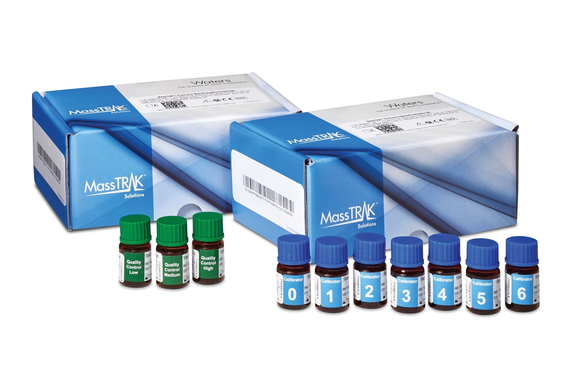 MassTrak Endocrine Steroid Calibrator Set 715006374 RevA and MassTrak Endocrine Steroid Quality Control Set 715006375 RevA