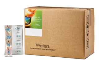 Oasis WAX 2 Cartridges 300 Pack Box Foil Pouch angled