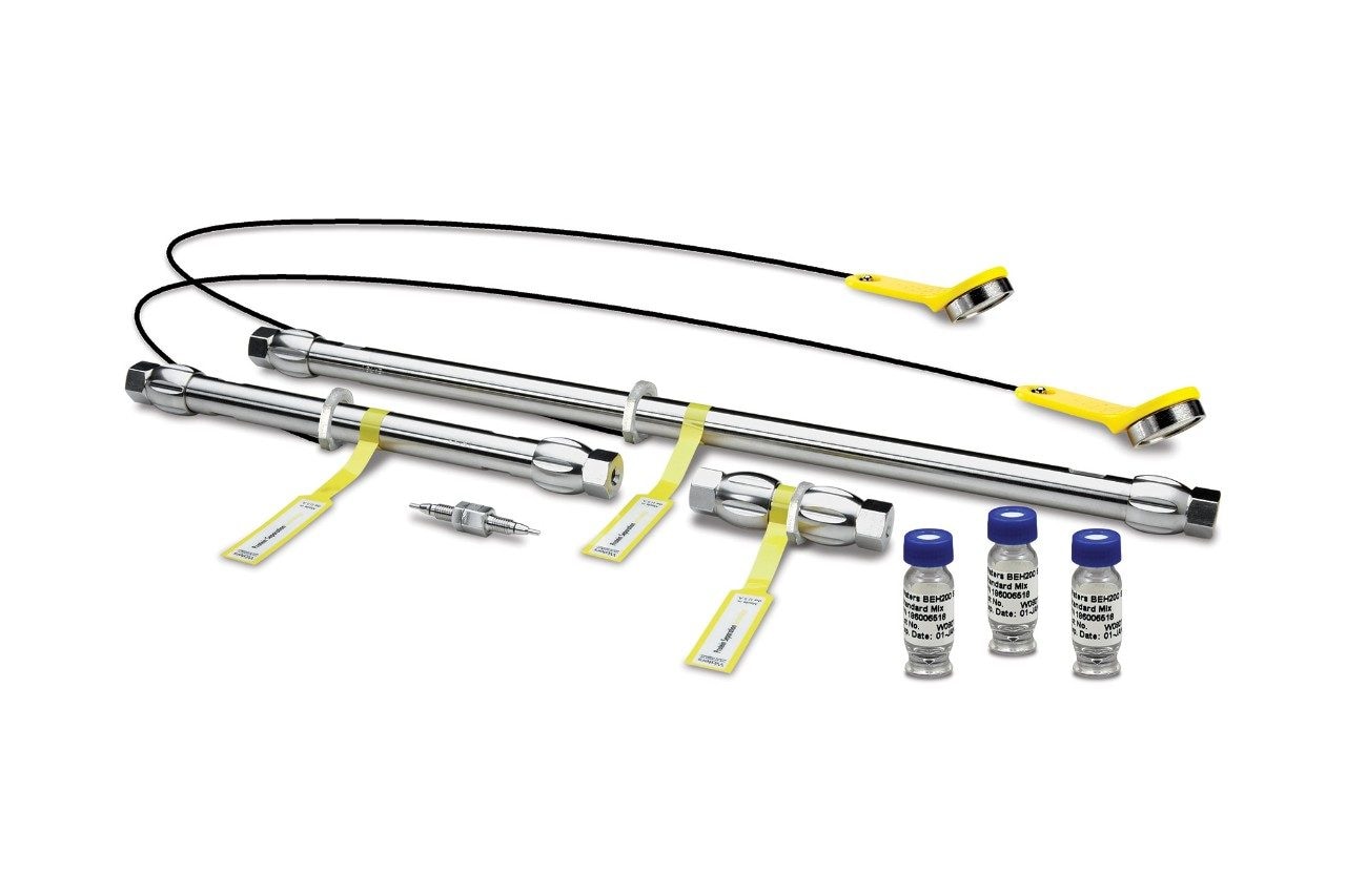 Les colonnes ACQUITY et XBridge Premier Protein SEC 250 A associent les technologies MaxPeak Premier et BEH-PEO pour des données SEC fiables.