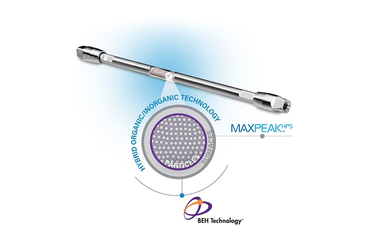 MaxPeak Premier BEH C4 RPLC Columns provide high recovery, high resolution separations of viral proteins 