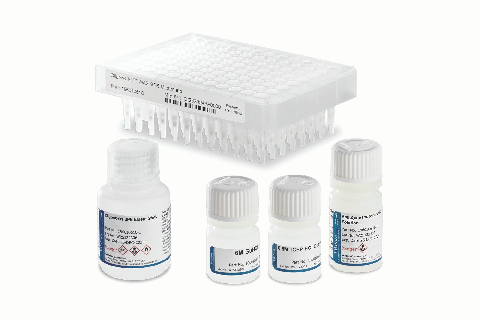 OligoWorks SPE kits are optimized for efficient oligonucleotide extraction from biomatrices and sensitive, repeatable quantitative LC-MS performance across a diverse range of oligonucleotide therapeutics.  