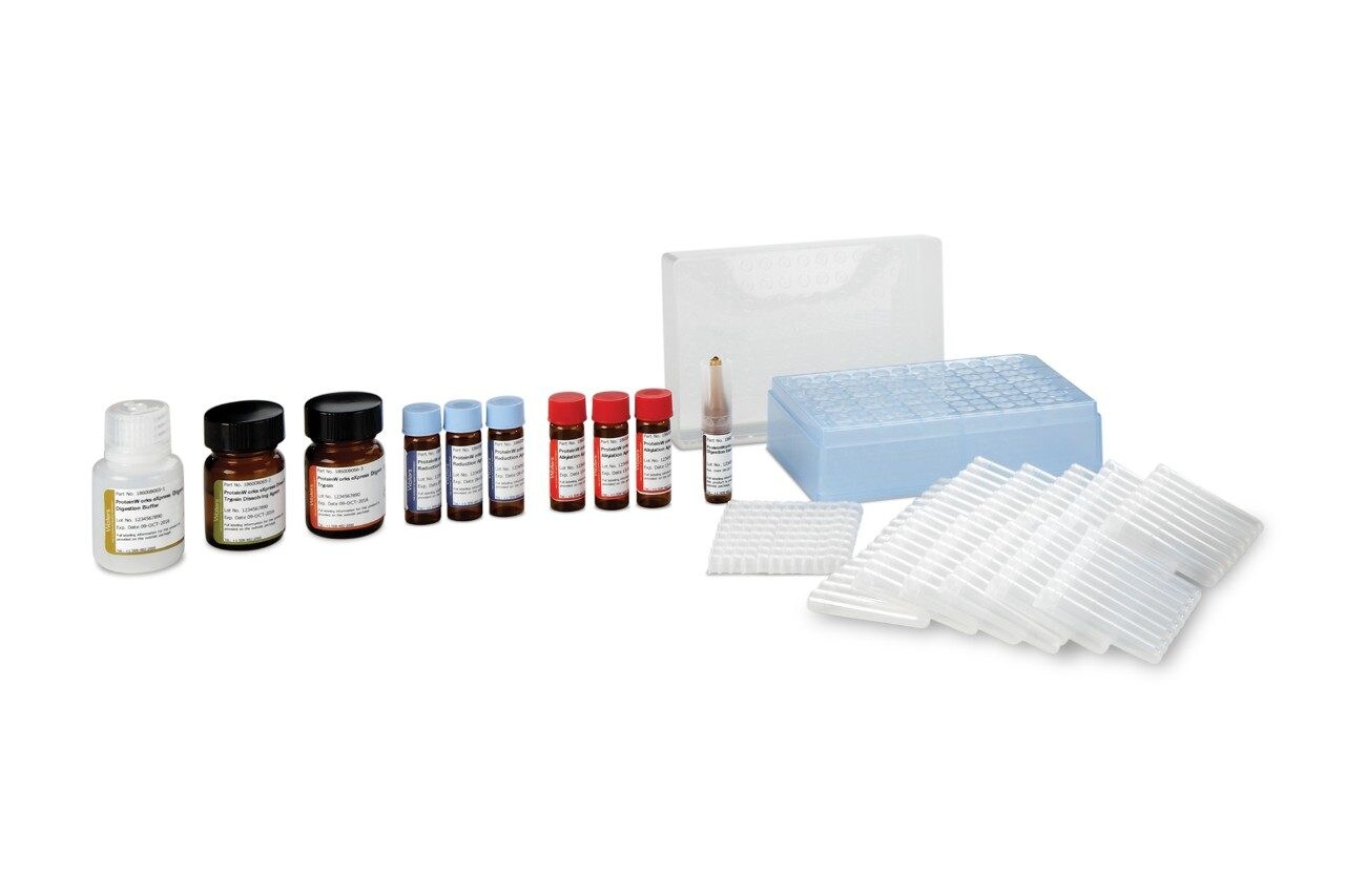 Les kits de préparation d’échantillons ProteinWorks permettent aux laboratoires de recherche et de développement précoce de quantifier les protéines de manière uniforme, reproductible et sensible avec la méthode des peptides signatures. 