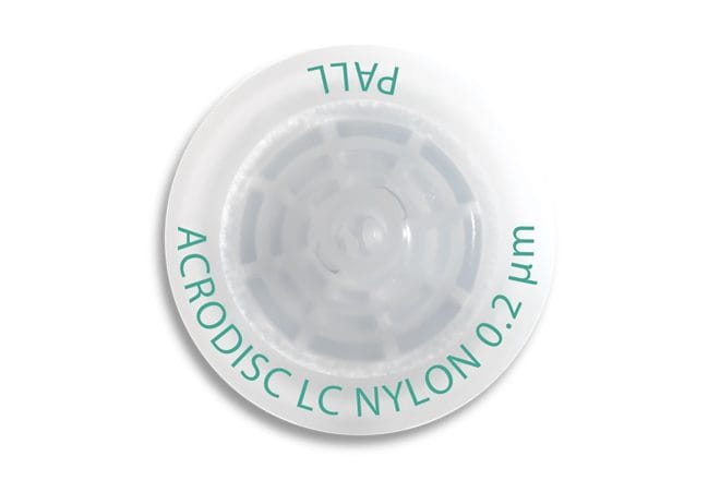 Nylon Acrodisc Syringe Filter, 25 mm, 0.2 mum, 50/pk