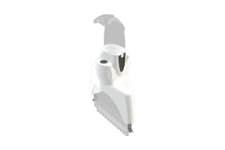 The pipette adaptor that lets a 12-channel electronic pipette be handled automatically by the Andrew+ Robot.