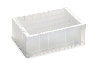 A pack of 25 four-row reservoirs with pyramid V-shaped bottoms for maximum reagent recovery in 12-channel pipetting.