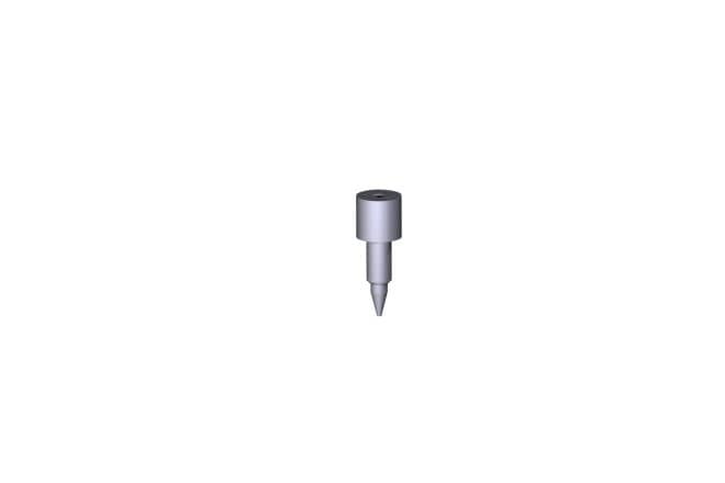 Fitting, 6-40, one piece PEEK, 10/pk