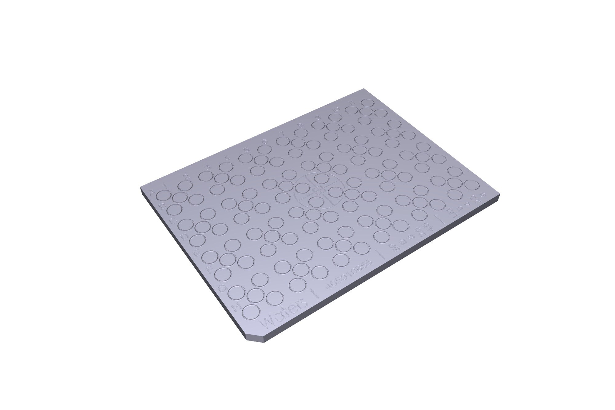 Target Plate 1 2x 8,6 x 4, 5/pk 700005333 Waters