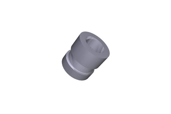 Ferrule, Flangeless, Tefzel, with Lock Ring 1/pk