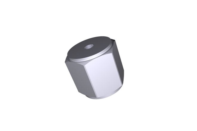 Compression Nut 1/16 in - 1/16 in Brass