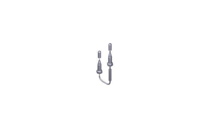 Tubing Assembly, Offset 'U' Column Connection, .004 ID