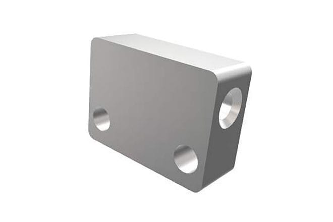Tee, Titanium, V-Detail, 0.010 ID