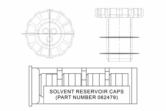 Bottle Cap 1.00 in Neck, 4/pk