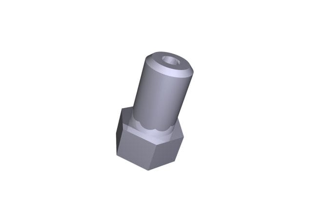 Nut, Valco, 1/16 in