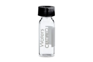 TruView pH Control LCMS Certified Clear Glass, 12 x 32 mm, Screw Neck Vial, with Cap and preslit PTFE/Silicone Septum, 2 mL Volume, 100/pk