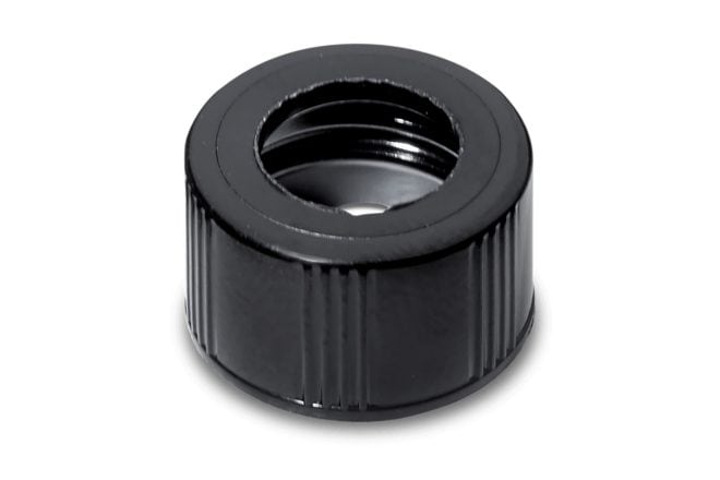 Black Phenolic Screw Neck Cap, 144/pk