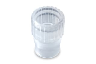 White, 8 x 40 mm Snap Neck Cap and Septum, 1000/pk