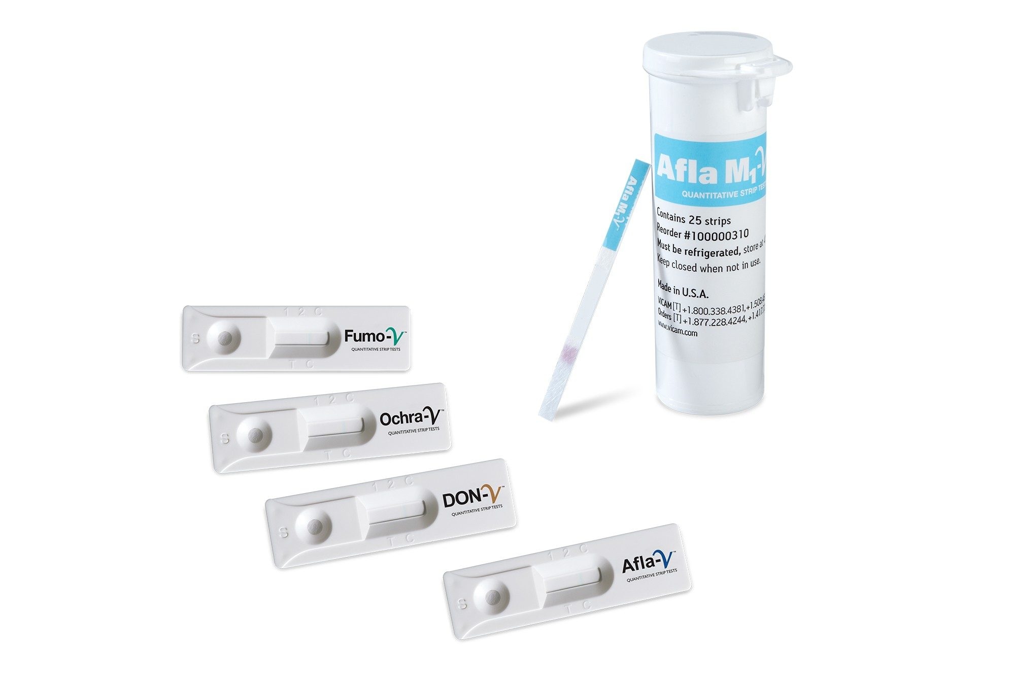 VICAM Lateral Flow Strip Tests