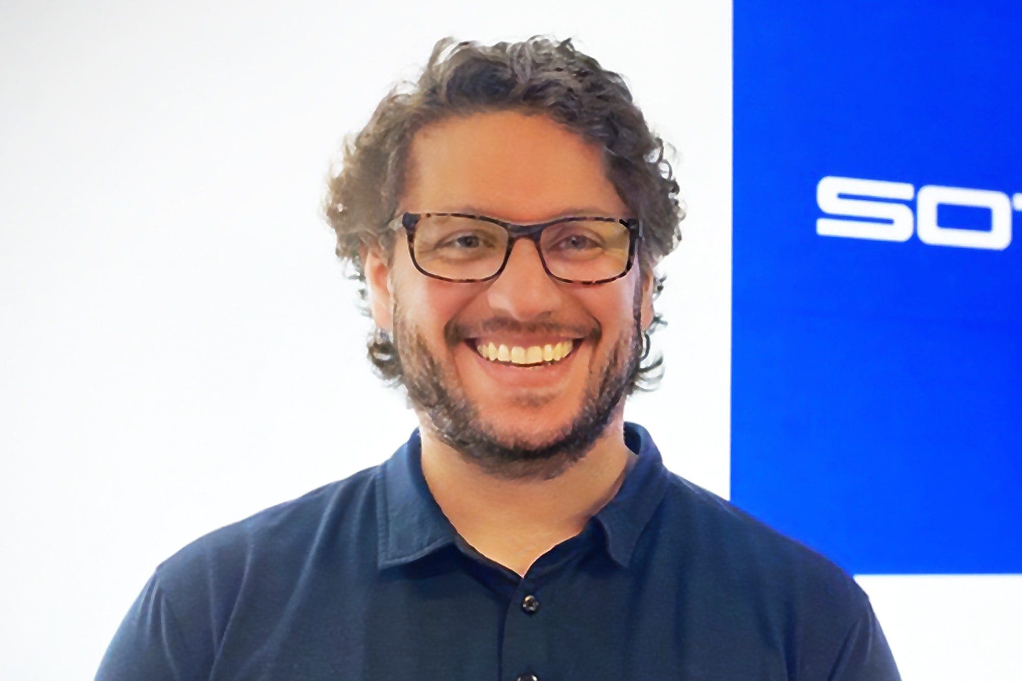 Ben Calvopina smiling at camera
