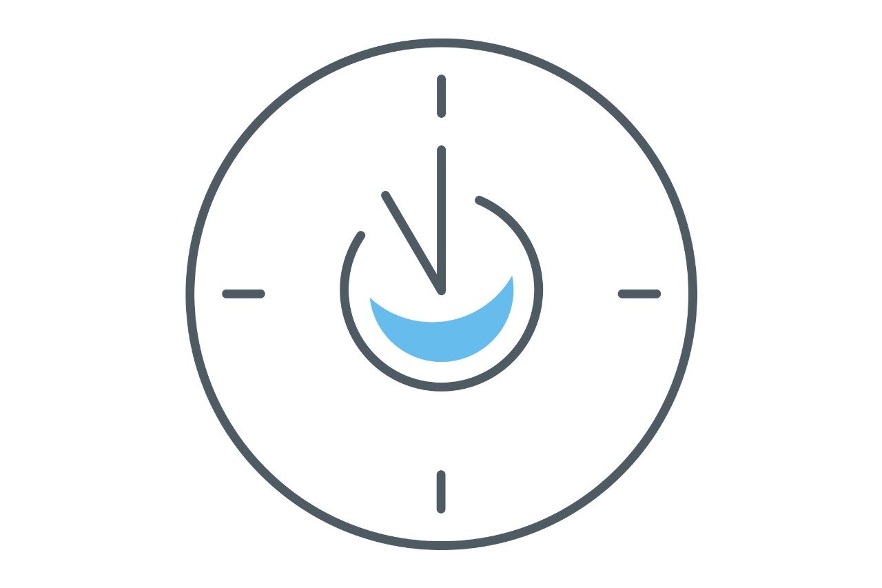 Minimalistic Clock Icon