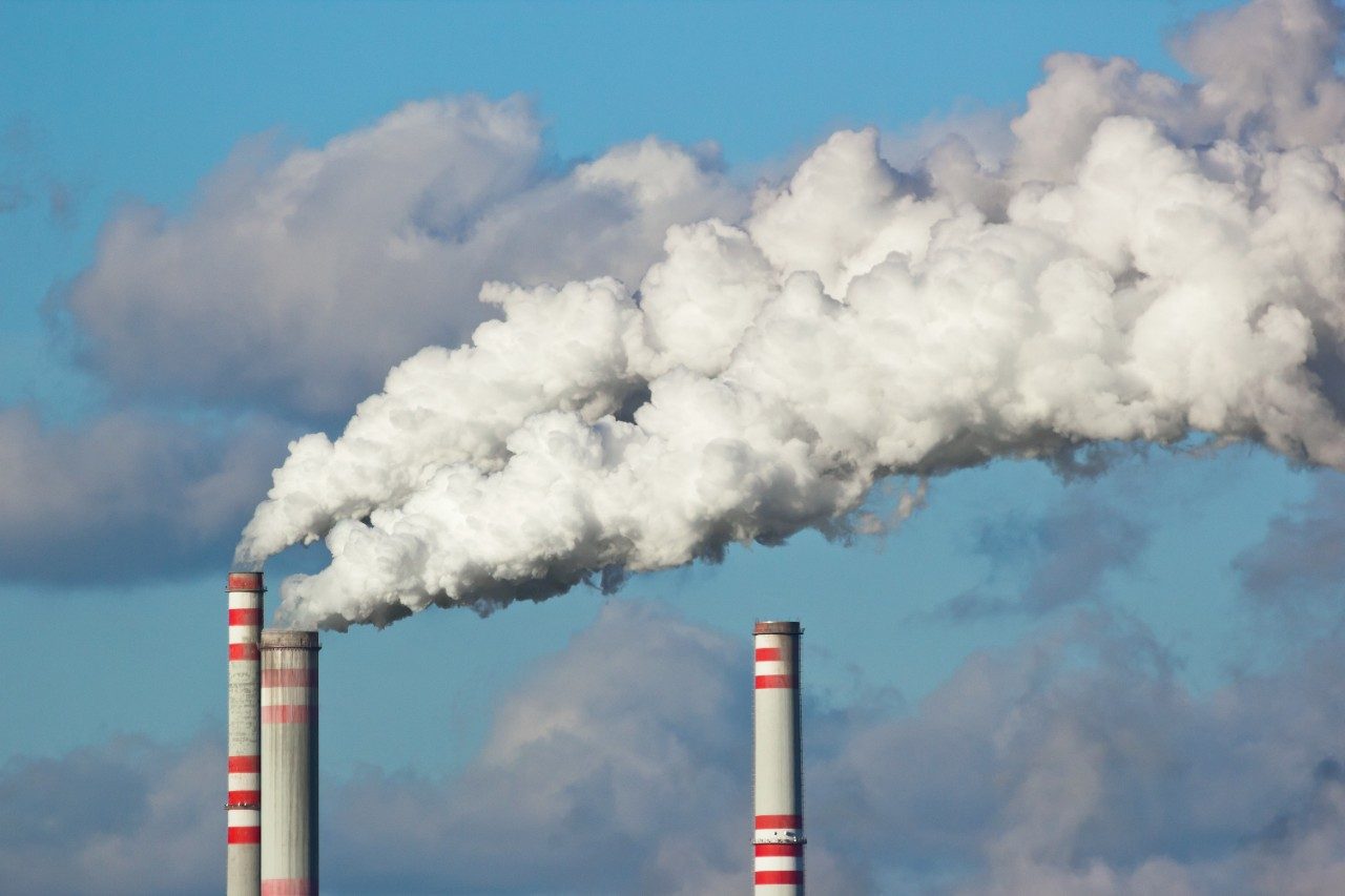 Air pollution from smoke stacks