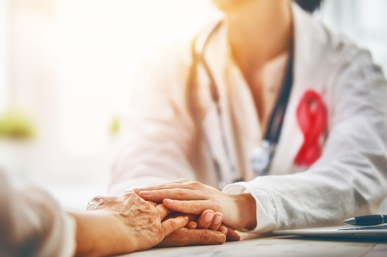 Patient listening to doctor
