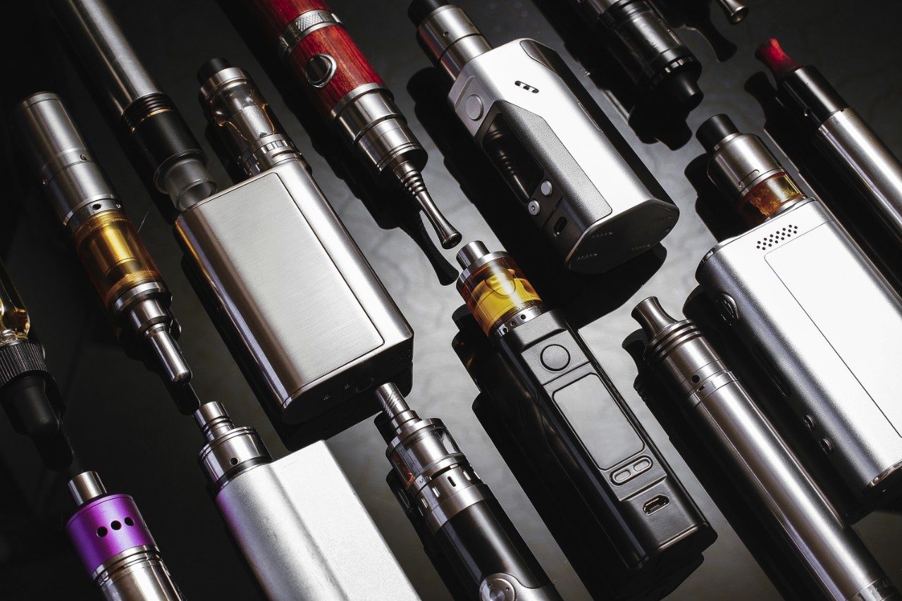 E-cigarette selection for vaping