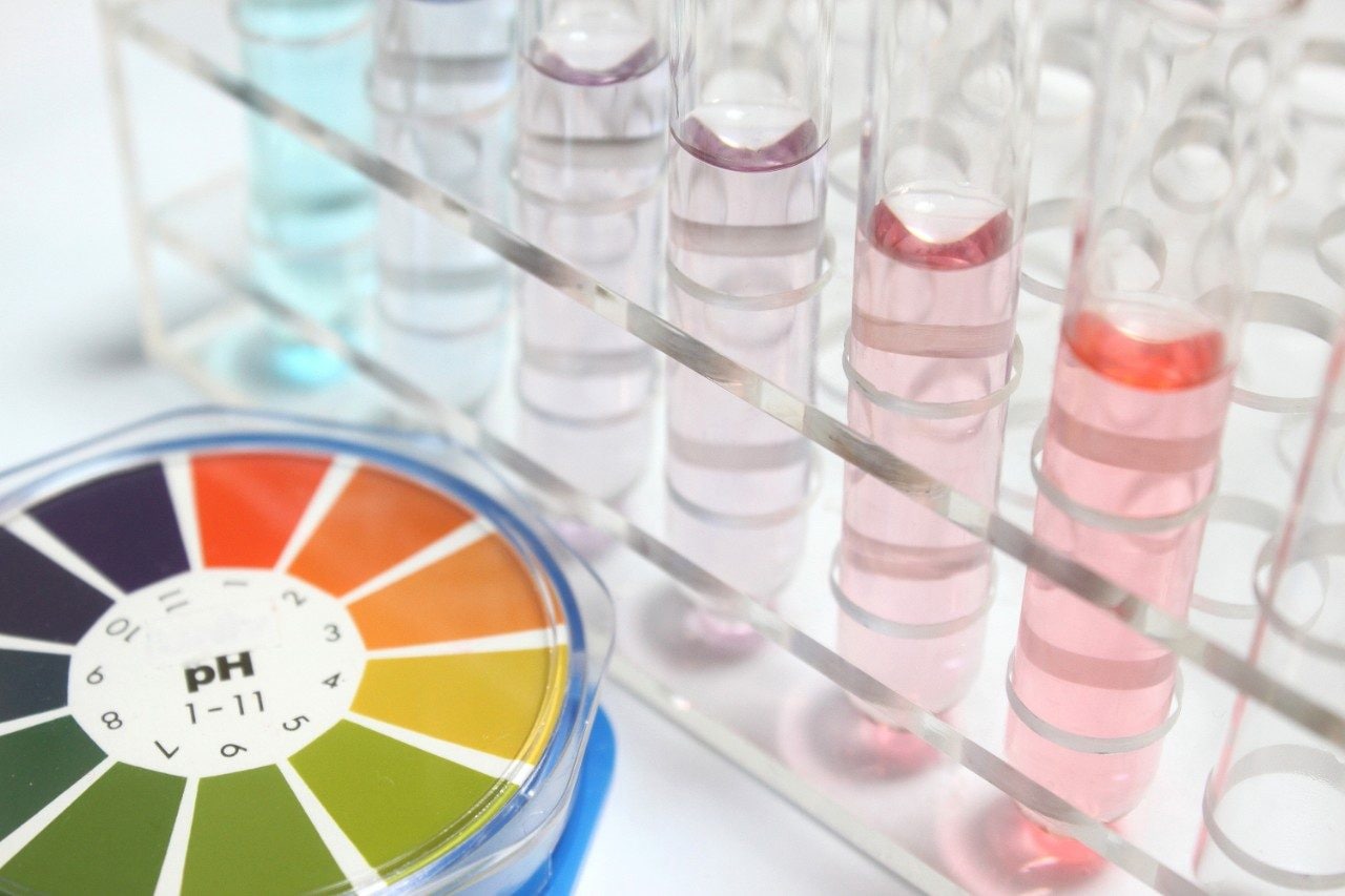Laboratory tubes and pH