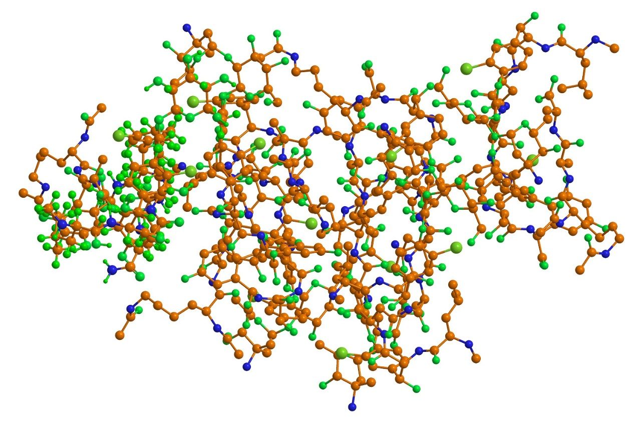 Vancomycin molecular structure