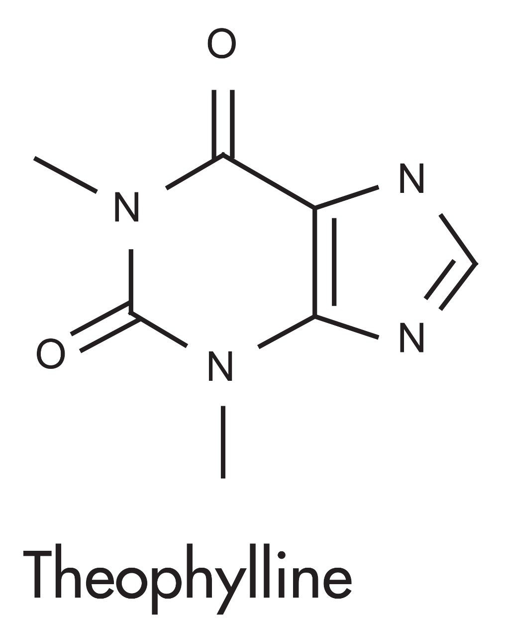 Structure Of Theophylline