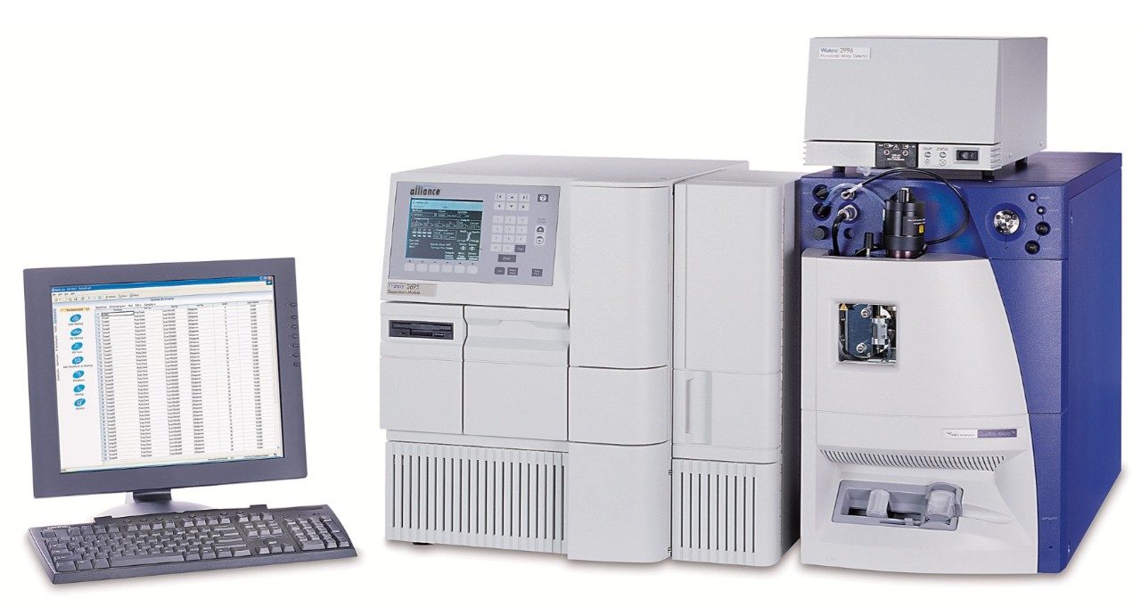 Waters Micromass Quattro micro API triple-quadrupole mass spectrometer