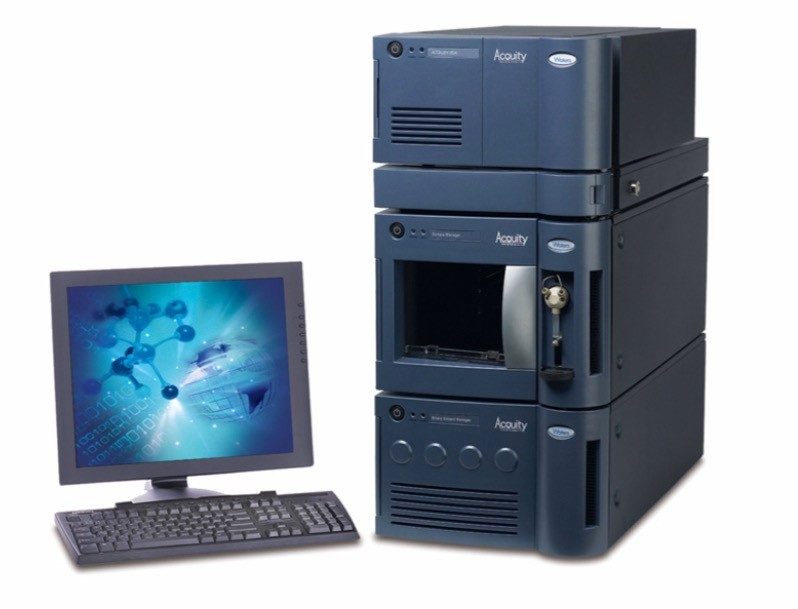 Waters ACQUITY UPLC System with the ACQUITY UPLC Photodiode Array Detector.