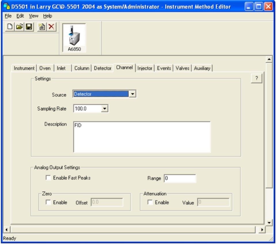 Detector Parameters