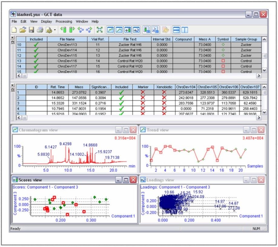 The Application of GC-MS for the Metabonomic Analysis of Rat Urine | Waters