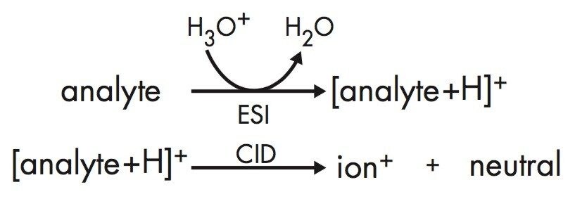Atmospheric Pressure Ionisation (API) process