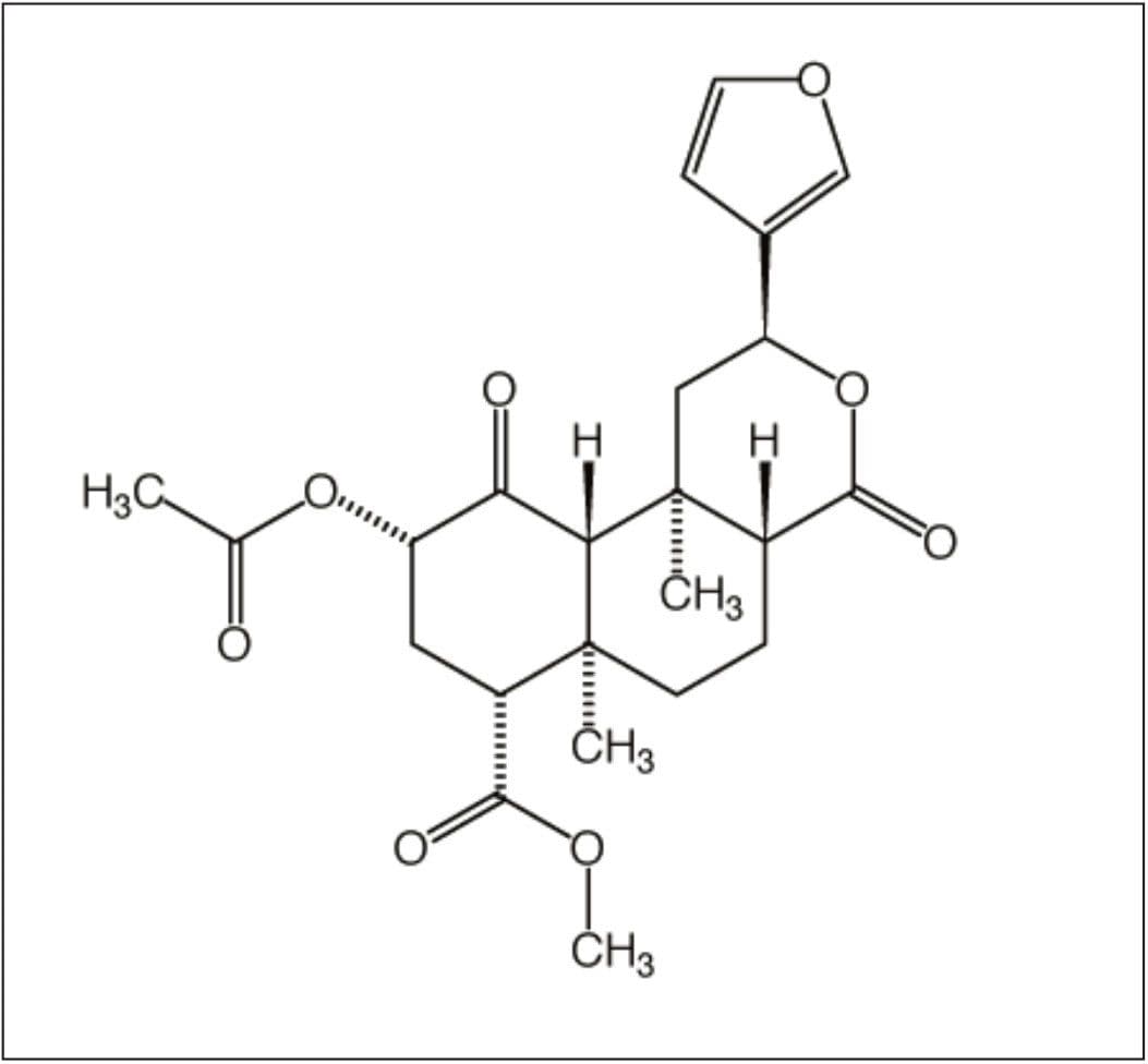 Chemical structure of Salvinorin A