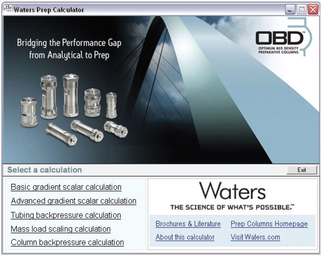 Waters Prep Calculator Software