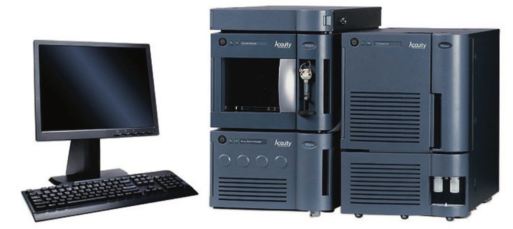 ACQUITY UPLC System with ACQUITY TQD Mass Spectrometer.