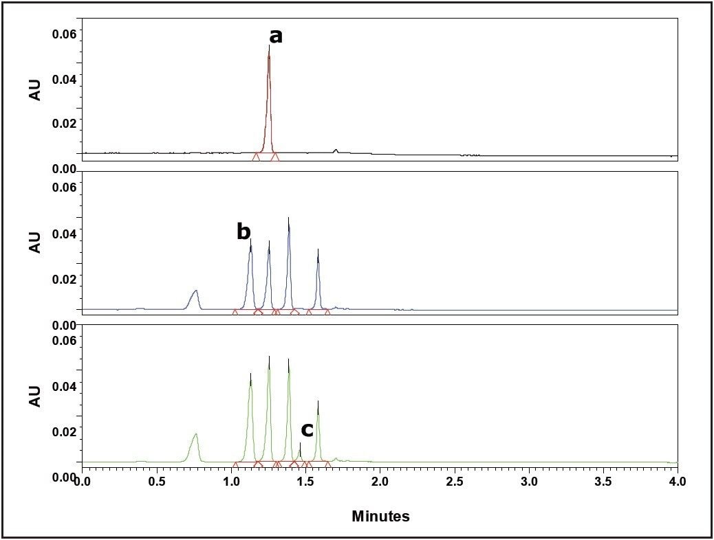 Chromatograms of antioxidants