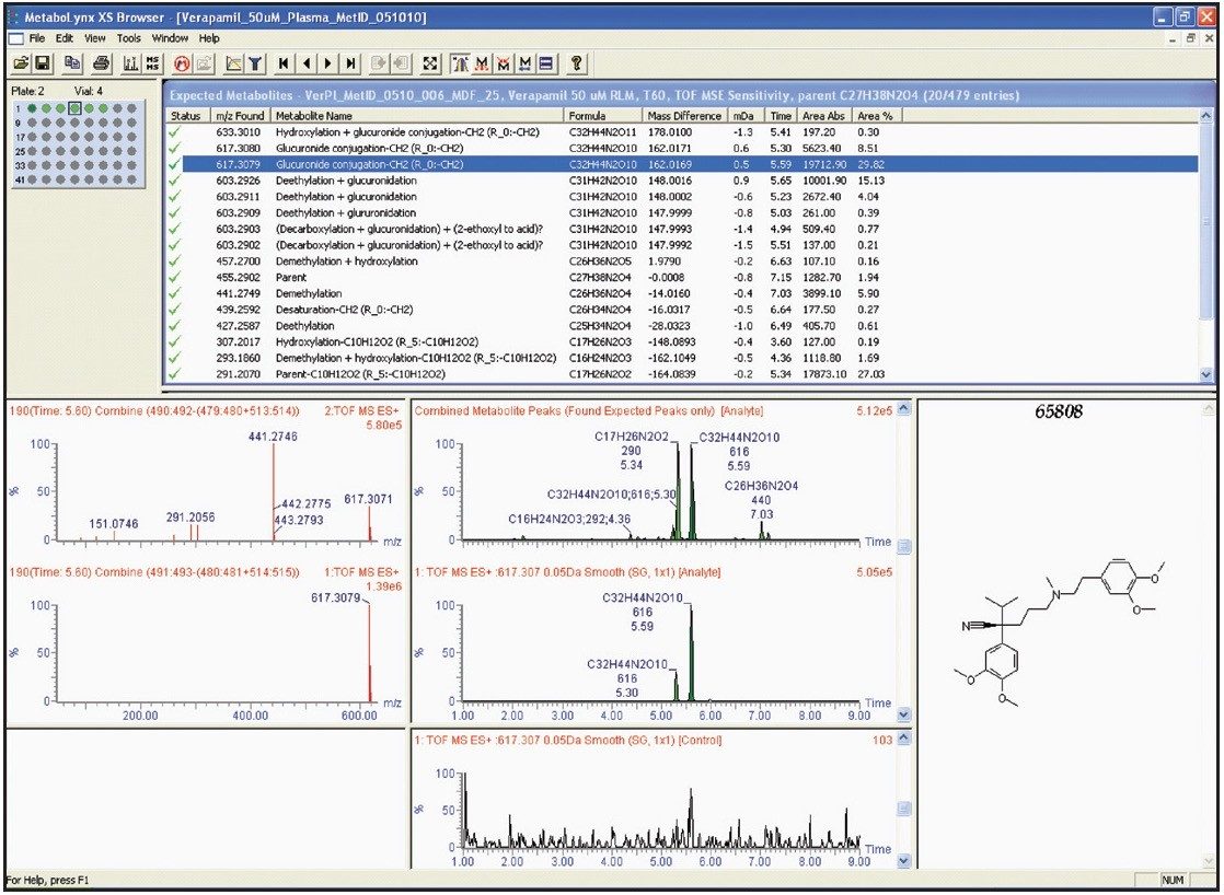 Metabolite identification report 