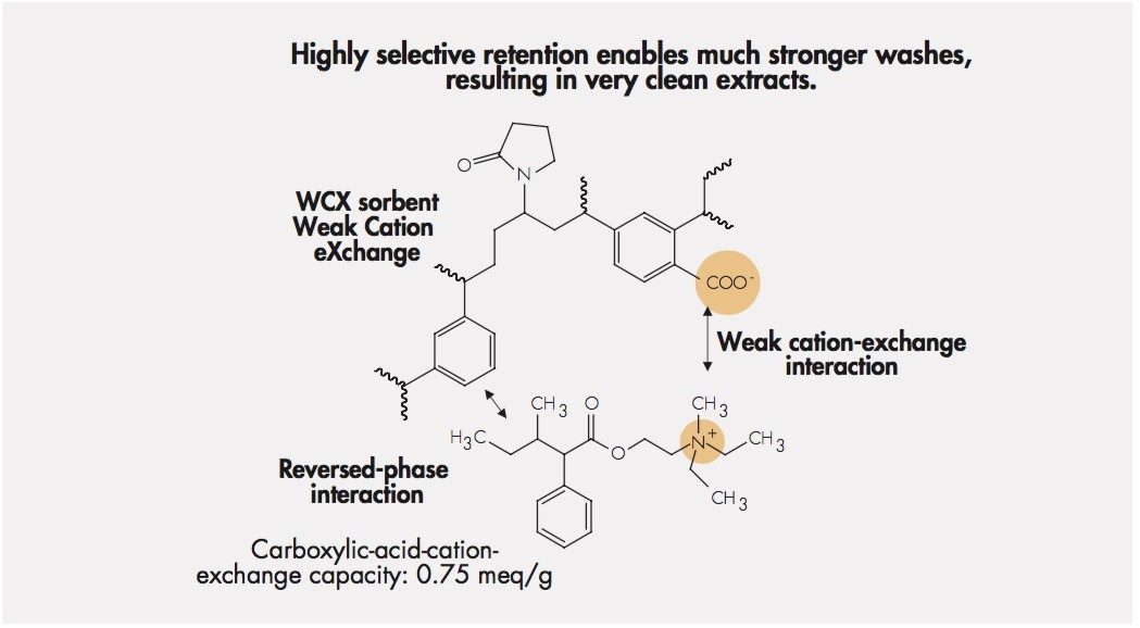 Drug-Sorbent Interactions on Oasis WCX Sorbent