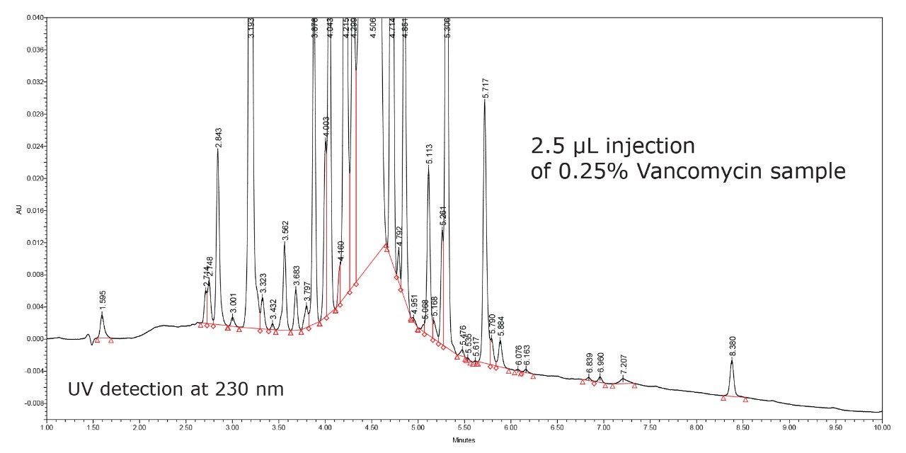  Confirmation run of the final UPLC method 
