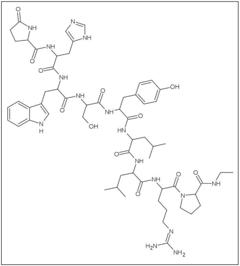  Leuprolide structure