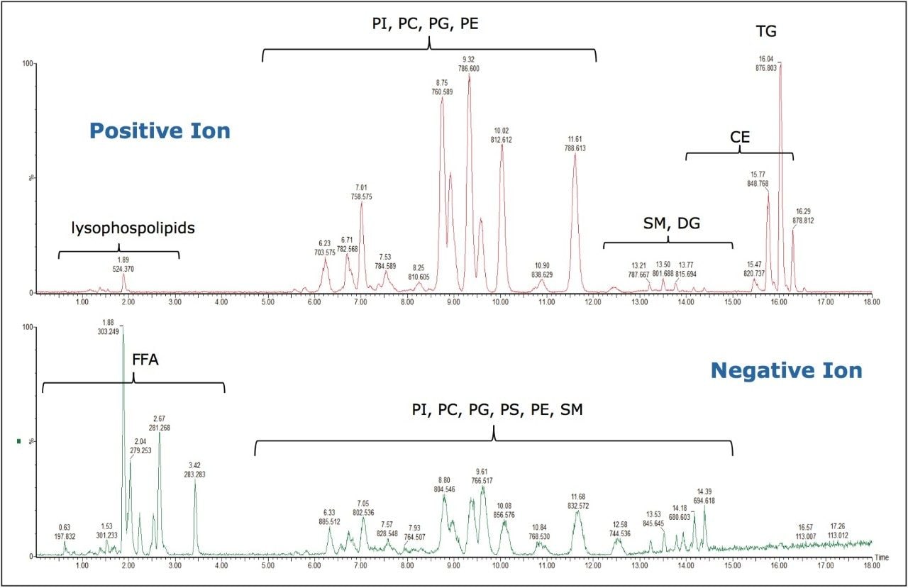 Lipid Separation UPLC System for the Separation of Complex Biological