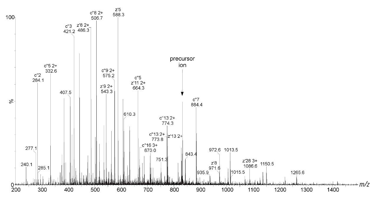 Top-down analysis of intact BCA using ETD
