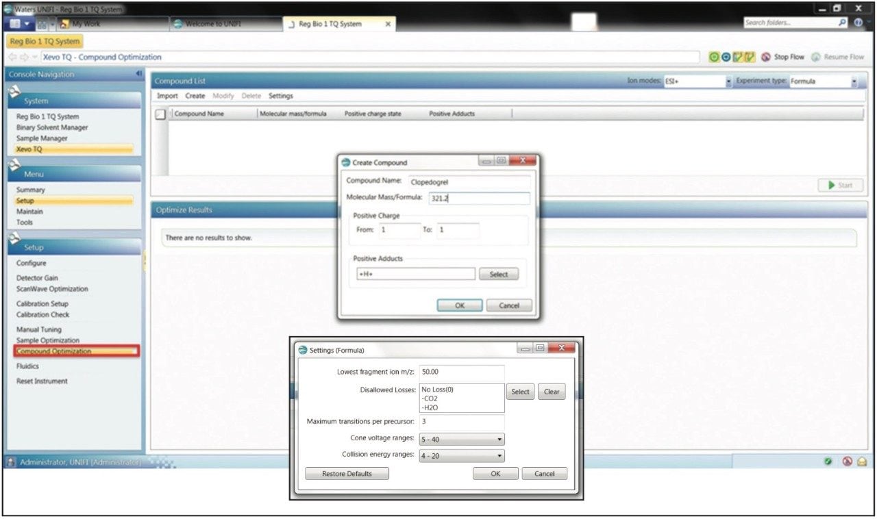 Developing an MRM method