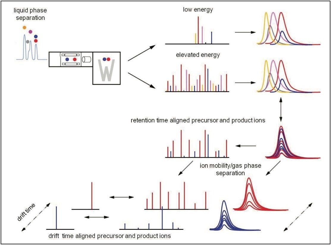 Retention and drift time principle ion mobility enabled data independent analysis.
